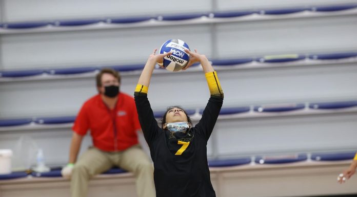 Mizzou Volleyball’s Fuentes Named Week 6 SEC Co-Setter of the Week