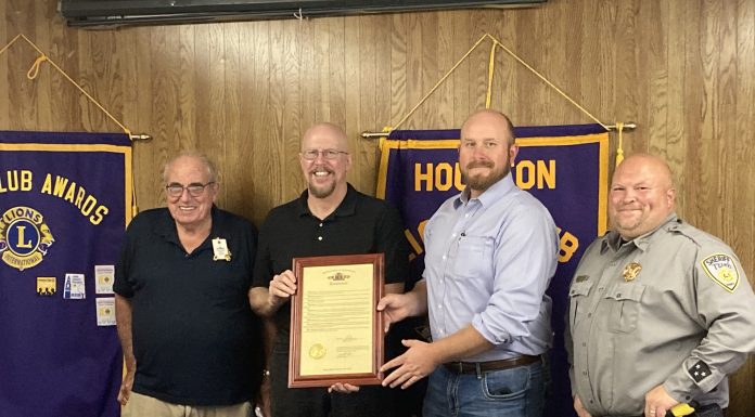 Houston Lions Club honored for 80 years of service
