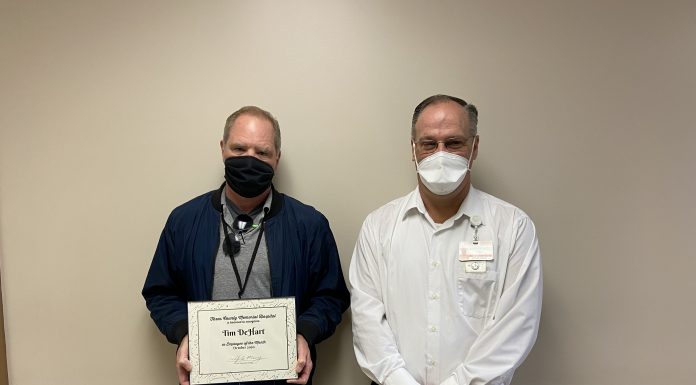 TCMH: Tim DeHart is October Employee of the Month