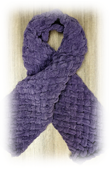 Loop yarn chunky scarf workshop offered in January