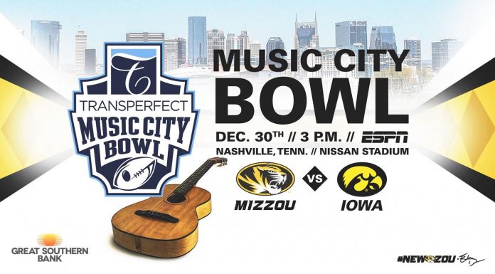 Mizzou Football Headed to TransPerfect Music City Bowl