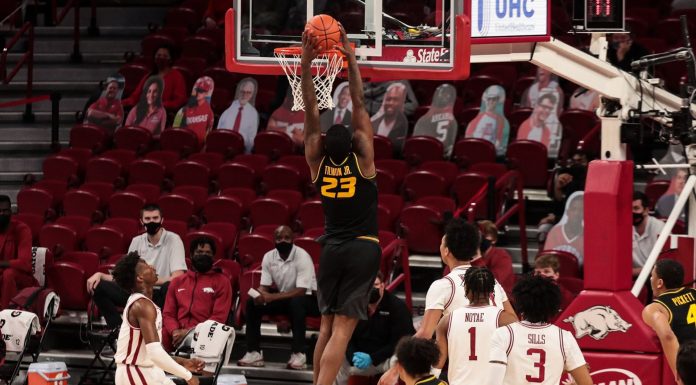 No. 12 Mizzou Races to 81-68 Road Win at Arkansas