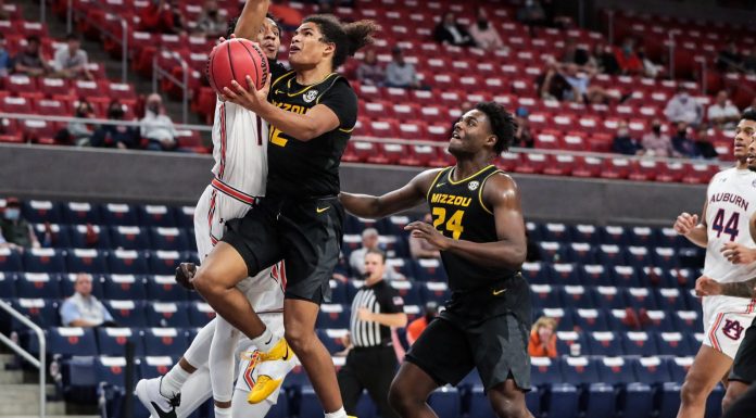 Mizzou Drops High-Scoring Contest at Auburn, 88-82