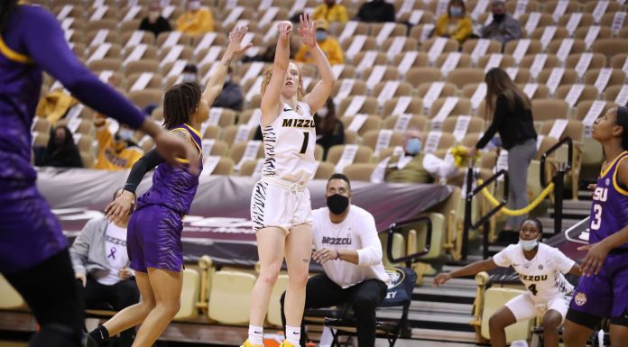 Mizzou Women’s Basketball’s Comeback Bid Comes up Short to LSU, 66-64