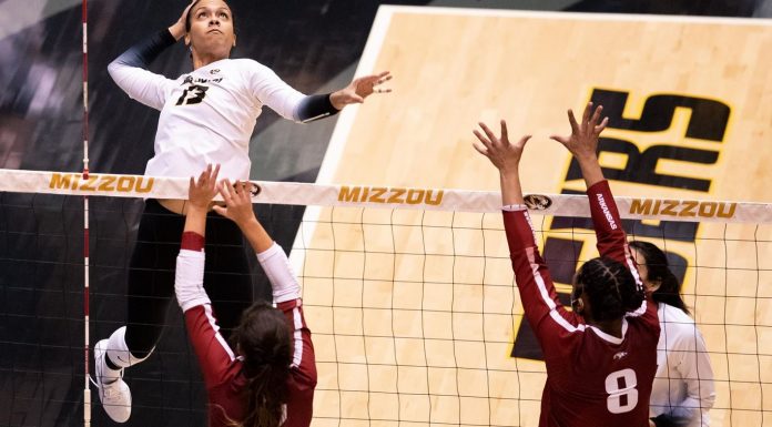 No. 17 Mizzou Volleyball Hosts LSU in Spring 2021 Season Opener