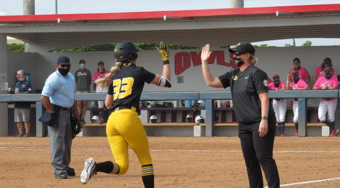 No. 19/20 Mizzou Softball Takes Hard-Fought Top 25 Contest