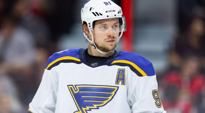 Tarasenko on track in shoulder surgery recovery