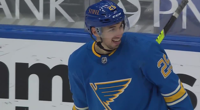 Sharks blow three-goal lead, recover for victory against Blues