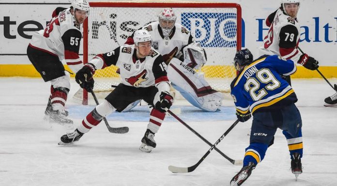 April 15 game at Coyotes rescheduled for Feb. 12