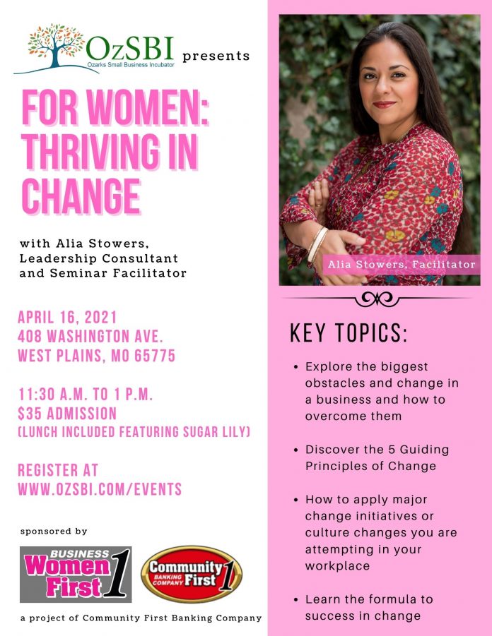 Thriving in Change Flyer