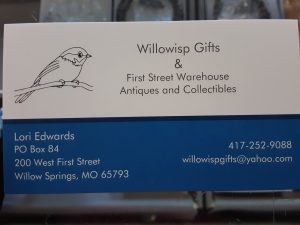 Willowisp Gifts & First Street Warehouse Antiques and Collectibles Willowisp Gifts & First Street Warehouse Antiques and Collectibles