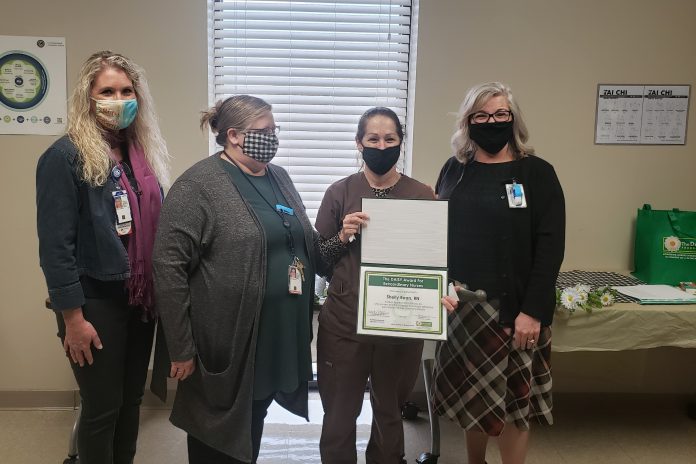 with the nurse leaders