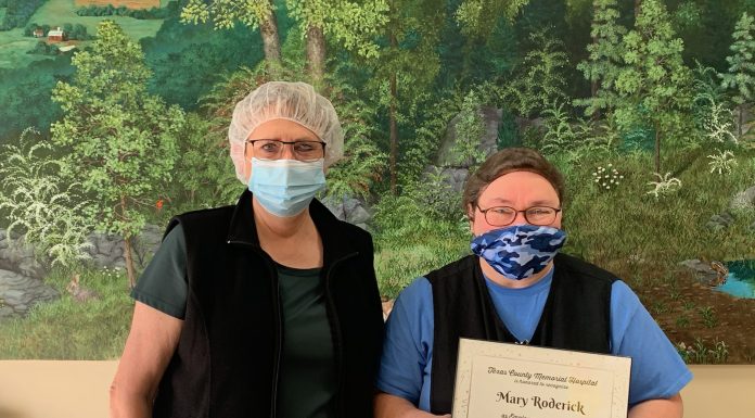 TCMH: Mary Roderick is March Employee of the Month