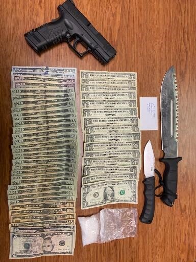 money drugs and weapons