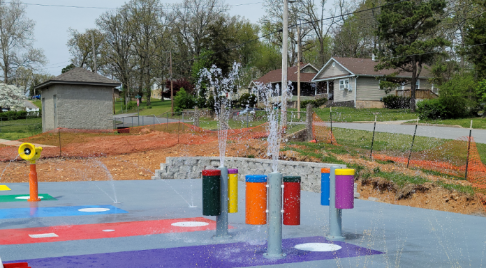 Splash Pad Ribbon Cutting, Grand Opening May 12