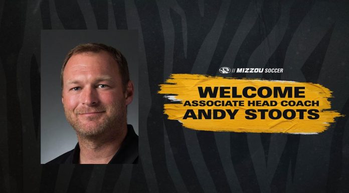 Mizzou Soccer Announces Hiring of Associate Head Coach Andy Stoots