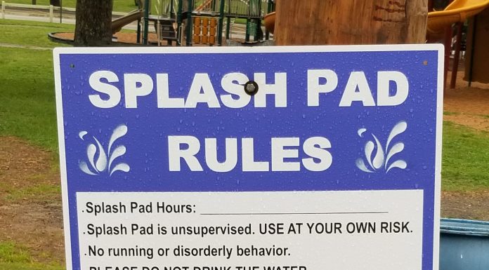 Splash pad damaged, temporarily closed