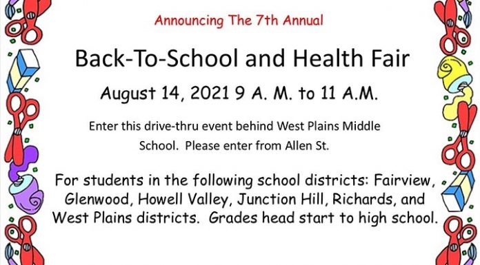 7th Annual Back to School & Health Fair on August 14