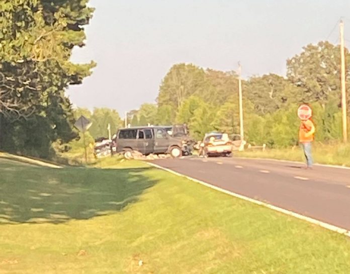 AB two vehicle crash