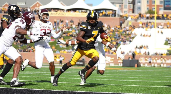 No. 21/18 Texas A&M Prevails 35-14 Over Missouri