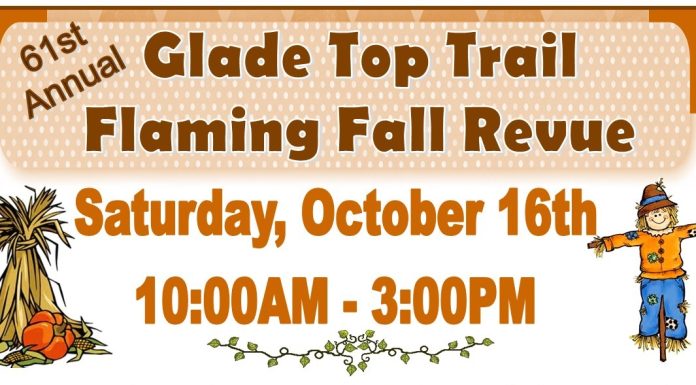 Glade Top Trail Flaming Fall Revue Saturday, October 16