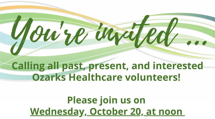 Ozarks Healthcare Foundation to host Volunteer Luncheon Oct. 20