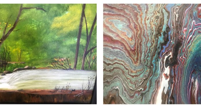 Art Display at OzSBI featuring the Work of Joyce France Jan-March 2022