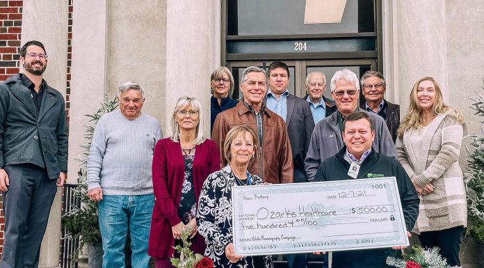 West Plains Noon Rotary Club donates to Ozarks Healthcare Foundation’s Mobile Mammography Campaign