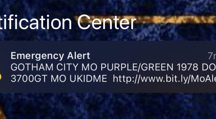 Emergency Alert to Missourians Referencing Batman Character Sent in Error