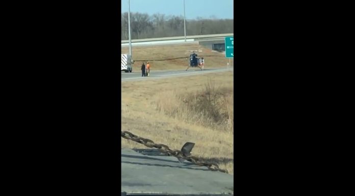 One-Vehicle Overturn Accident near Willow Springs (VIDEO)