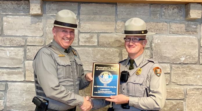 Riverways Ranger selected as Law Enforcement Instructor of the Year