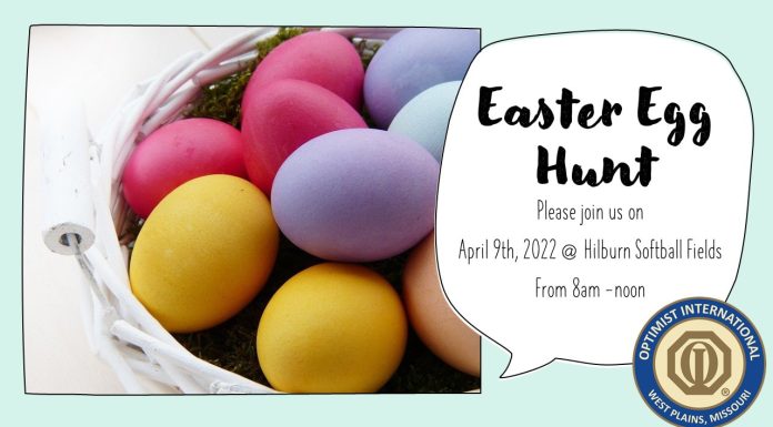 W.P. Optimist Club Easter Egg Hunt April 9