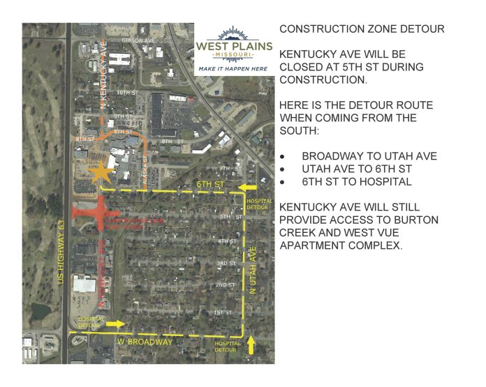 Kentucky Closure Map - City of WP