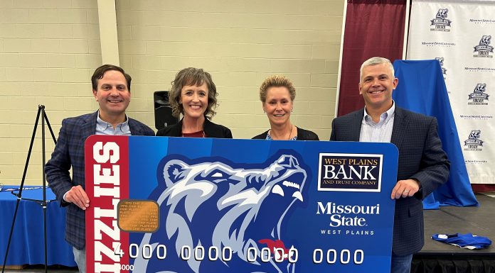 West Plains Bank and Trust Company Launches MSU-WP Grizzly Debit Card
