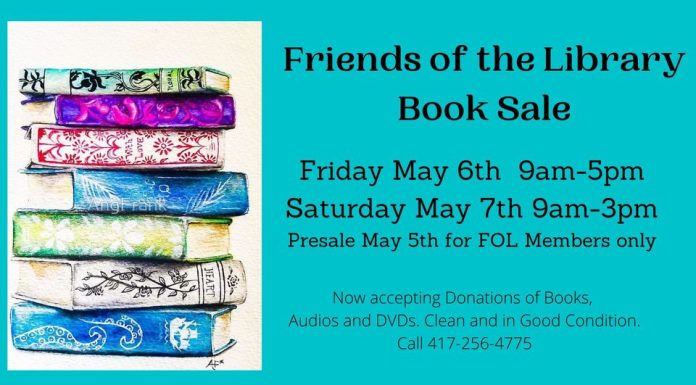 West Plains Public Library “Friends of the Library” Sale Coming Soon
