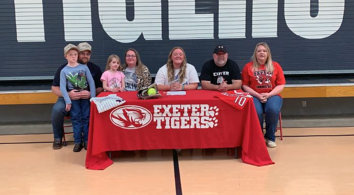 Exeter pitcher signs with Grizzly Softball team