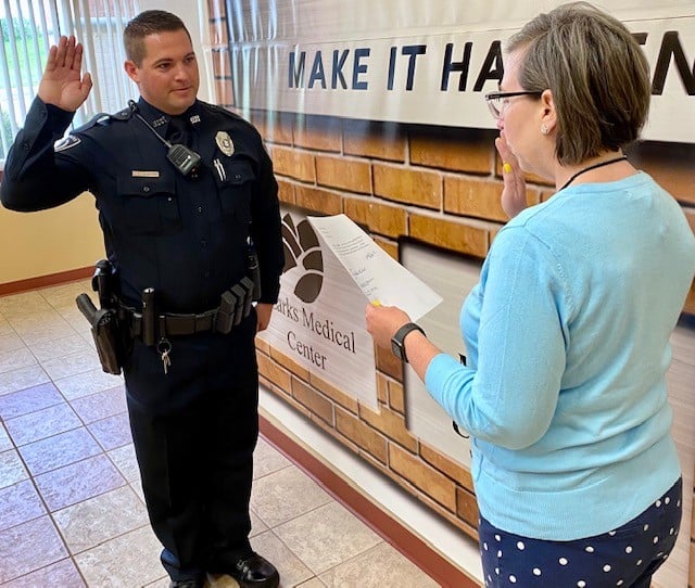Officer Brixey Sworn In