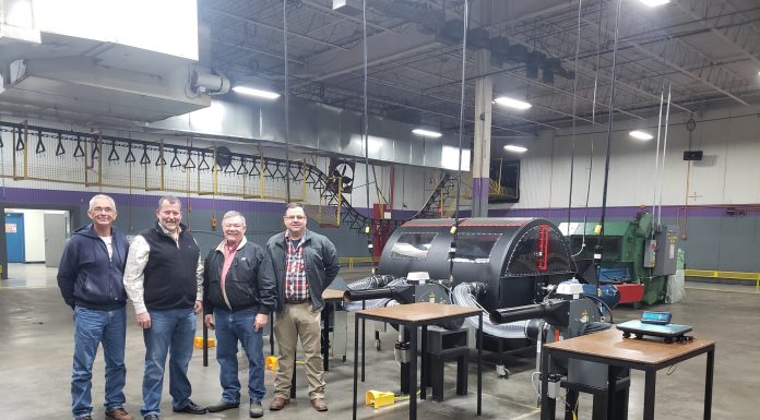 Howell County Commission tours new Arlee Home Fashions facility