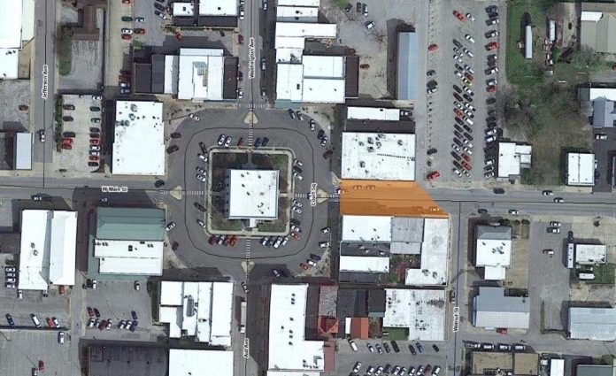 Downtown Square Roadwork
