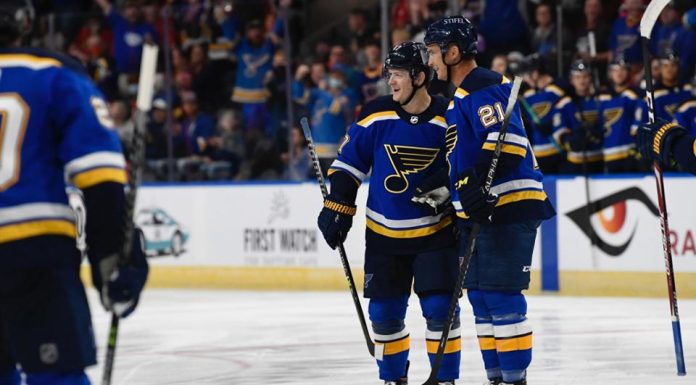 Blues, Stars to meet in Kansas City on Oct. 1