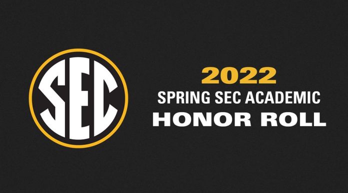 Mizzou Places 104 on Spring SEC Academic Honor Roll