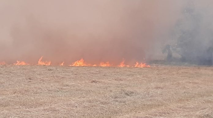 Avoid C.R. 5120 in Howell County While Firefighters battle Blaze