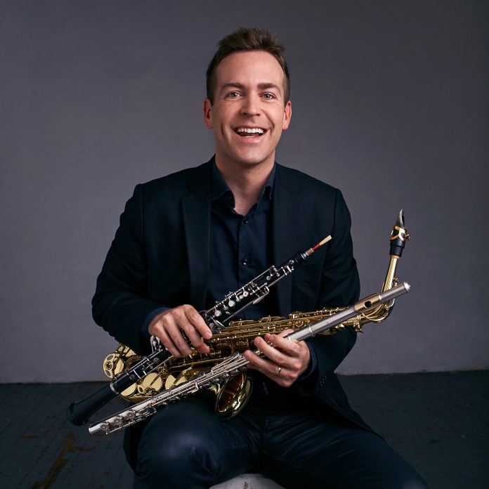 Saxophonist Daniel Bennett - Photo by James Bartolozzi