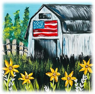 Rustic Barn Painting