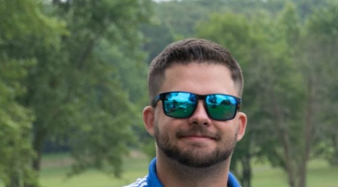 Cabools head football coach Tyler Spitler talks with Garylee