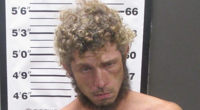 Shirtless Man Refuses to Leave Residence, is Arrested on Possession Charges
