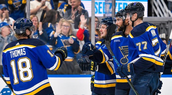 Blues 4, Blue Jackets 2