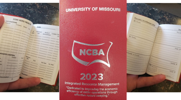 Red Books for Herd Record Keeping at MU-Extension Center