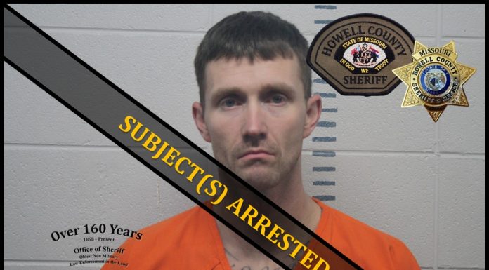 High Speed Chase south of West Plains ends in Arrest