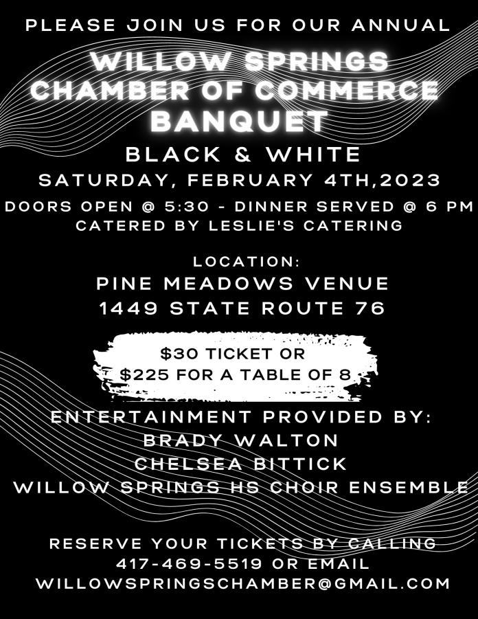 Chamber Banquet flyer